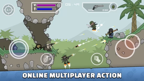 mini militia gameplay